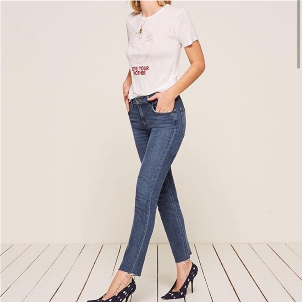 Reformation Mid Rise Jeans 💙